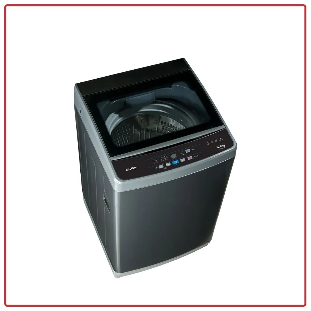 Elba EWT-N1287D(GR) 12kg Top Loading Fully Automatic Washing Machine