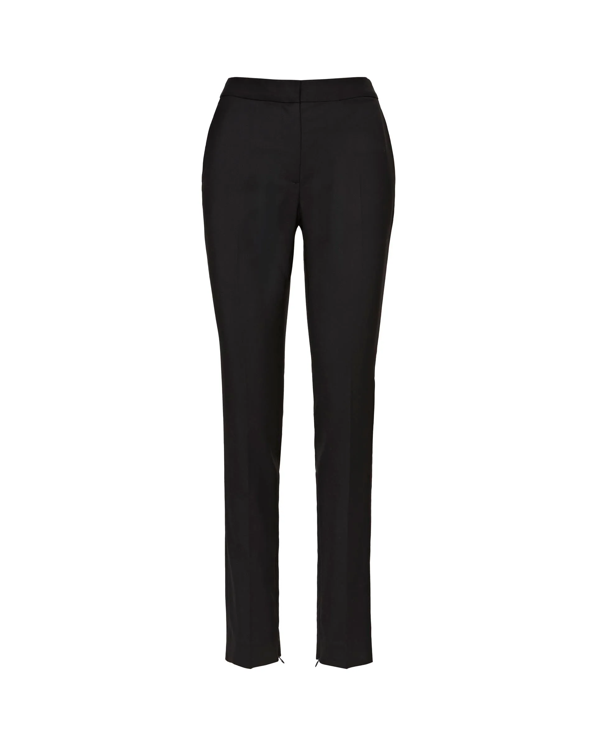 Elongated Tailored Trouser in Seasonless Wool | Black