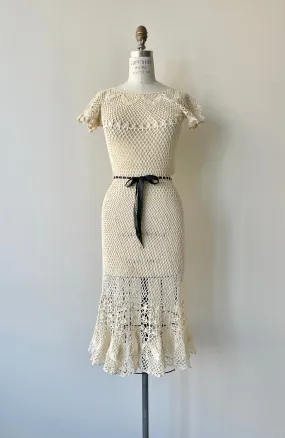 Emmanuelle Crochet Dress | 1930s