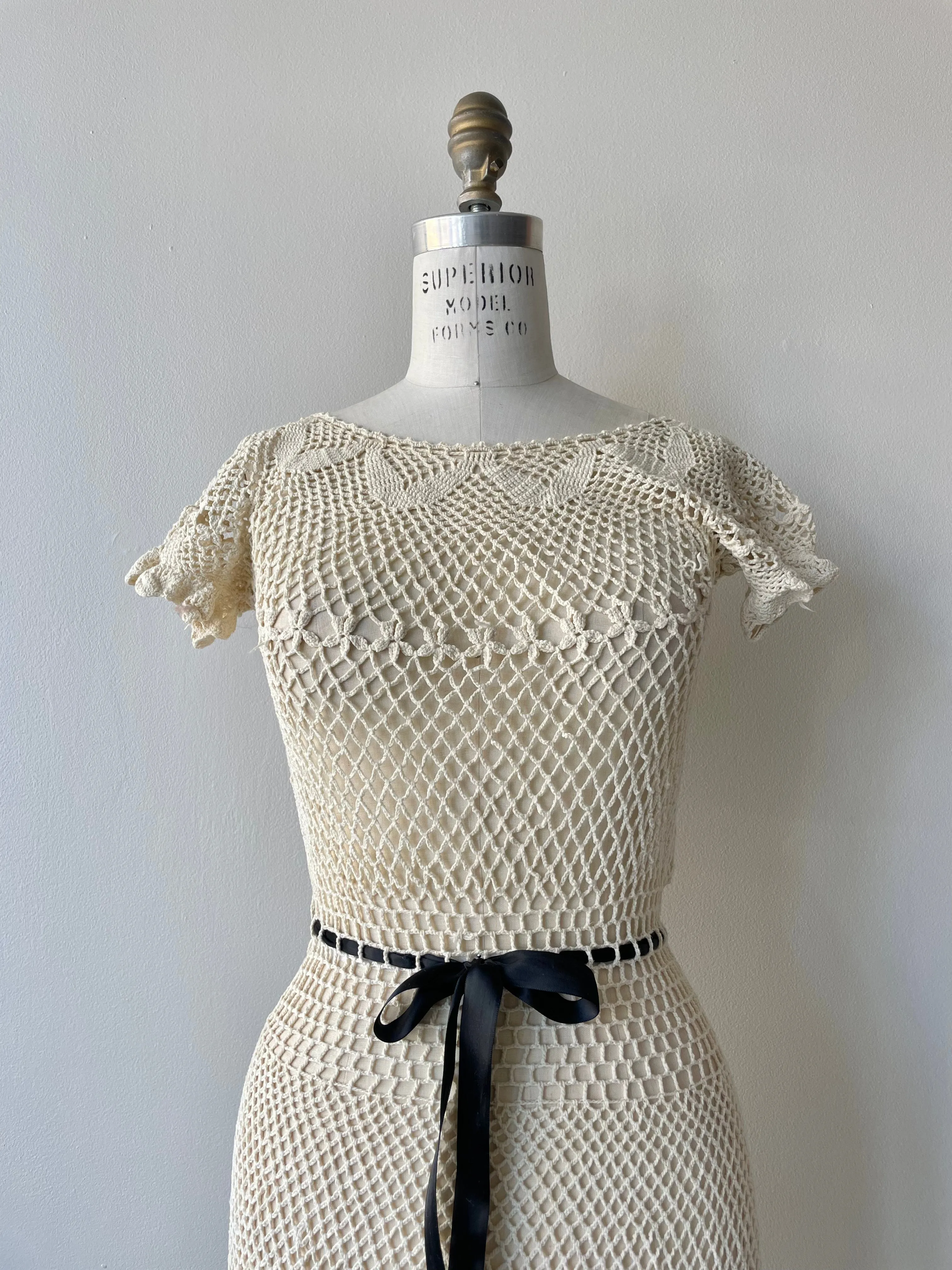 Emmanuelle Crochet Dress | 1930s