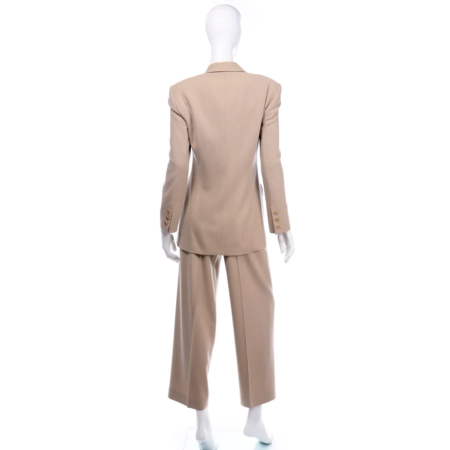 Escada Margaretha Ley Vintage Wool Blend Pants & Jacket Suit