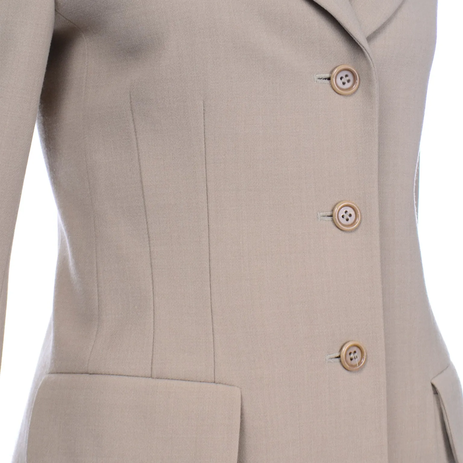 Escada Margaretha Ley Vintage Wool Blend Pants & Jacket Suit