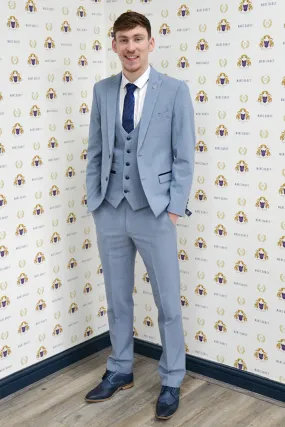 Everton Midfielder James Garner in Bromley Sky Three Piece Suit