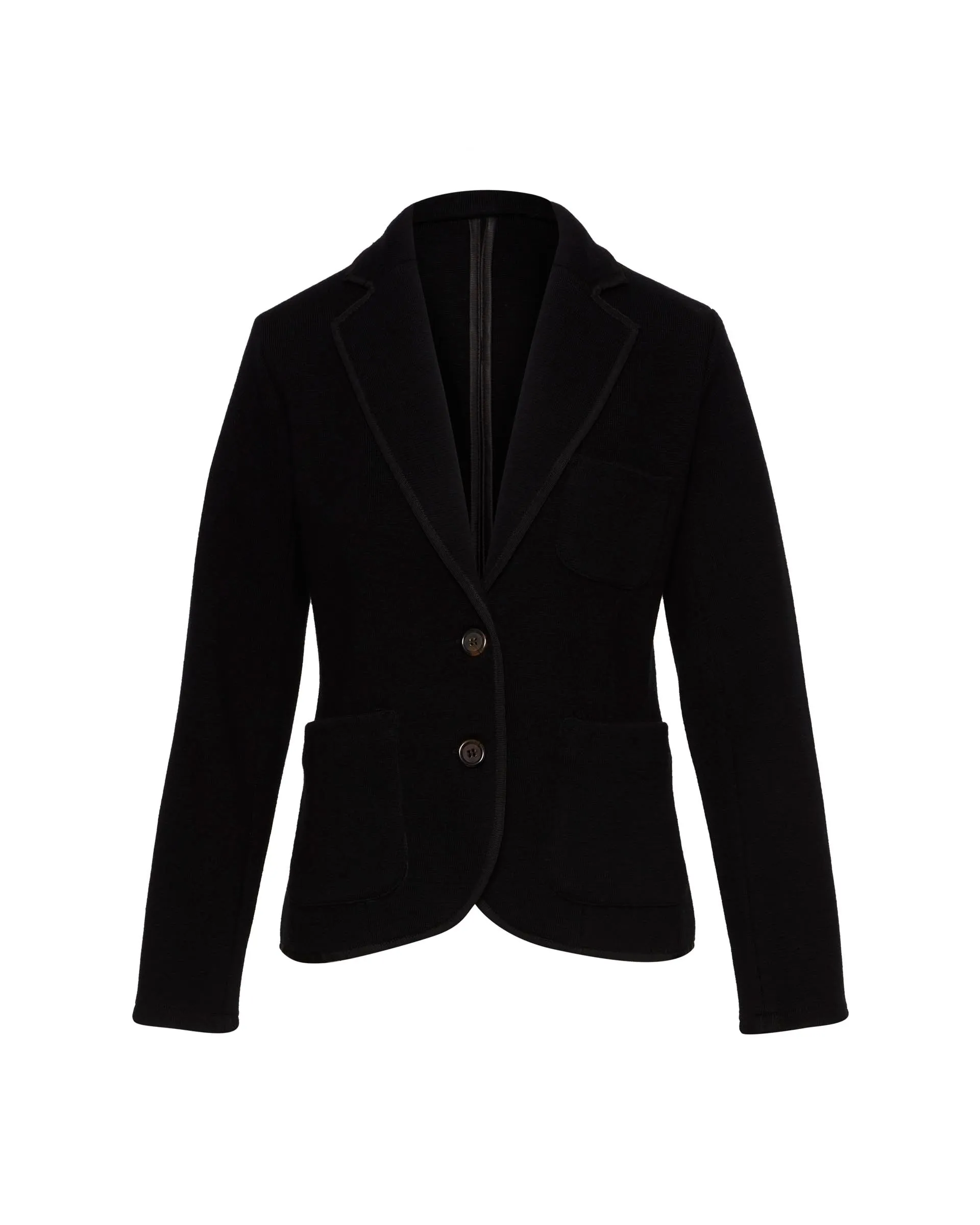 Everyday Knit Blazer in Merino Wool | Black