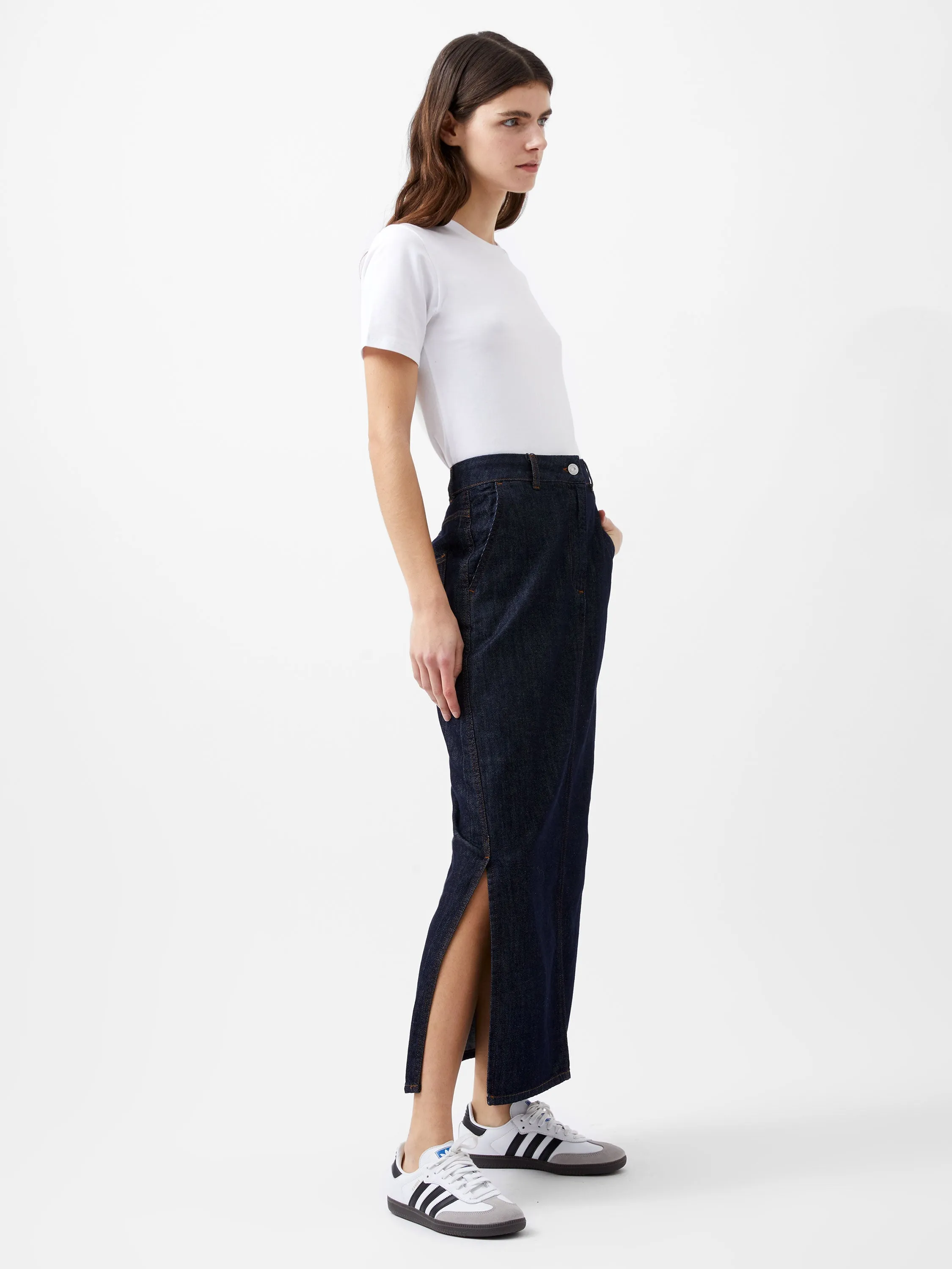 Finley Denim Maxi Skirt