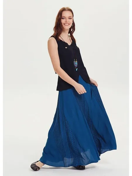 Flared Maxi Skirt OS