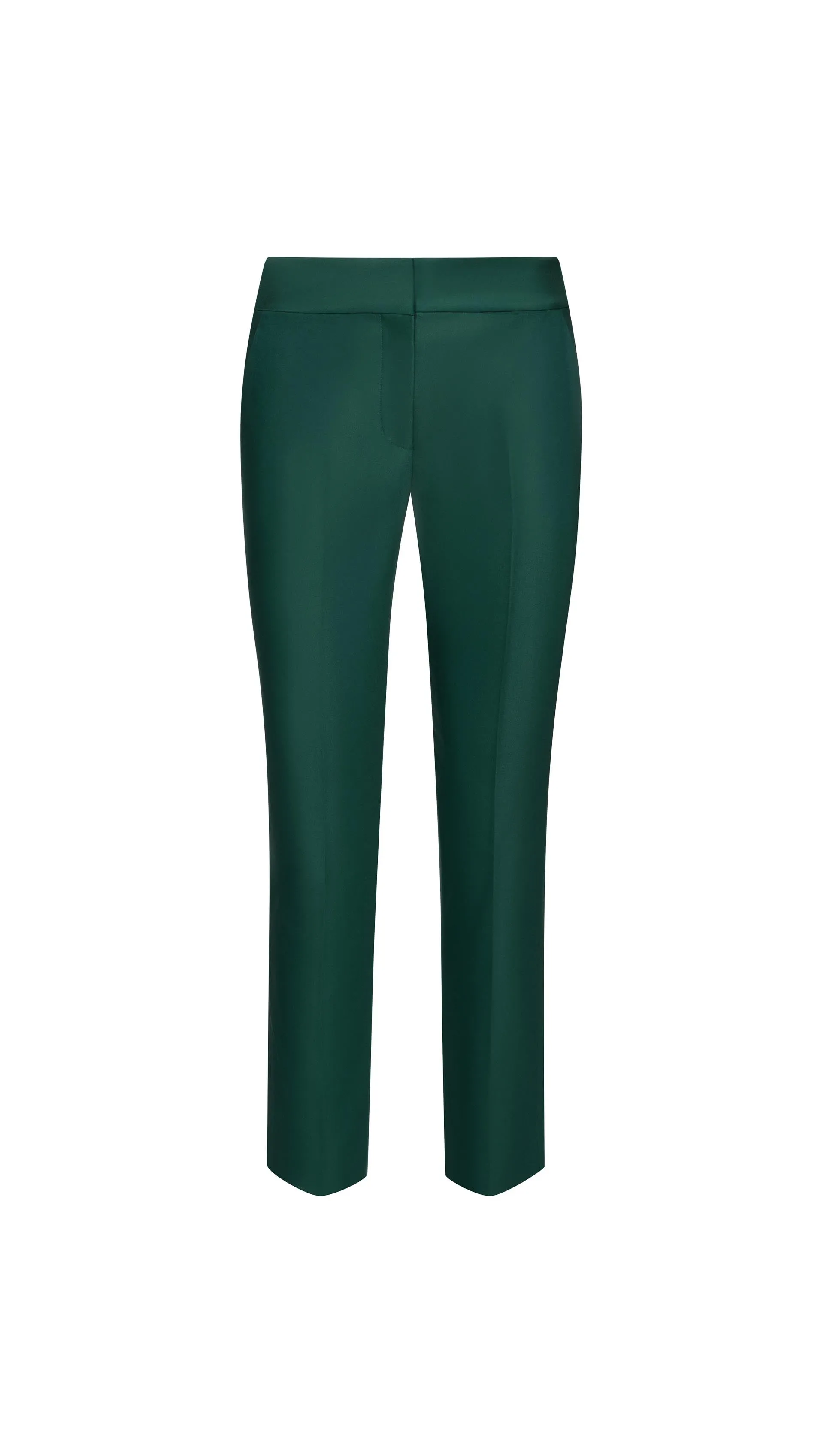 Flex Waist Trouser in Performance Cotton | Emerald