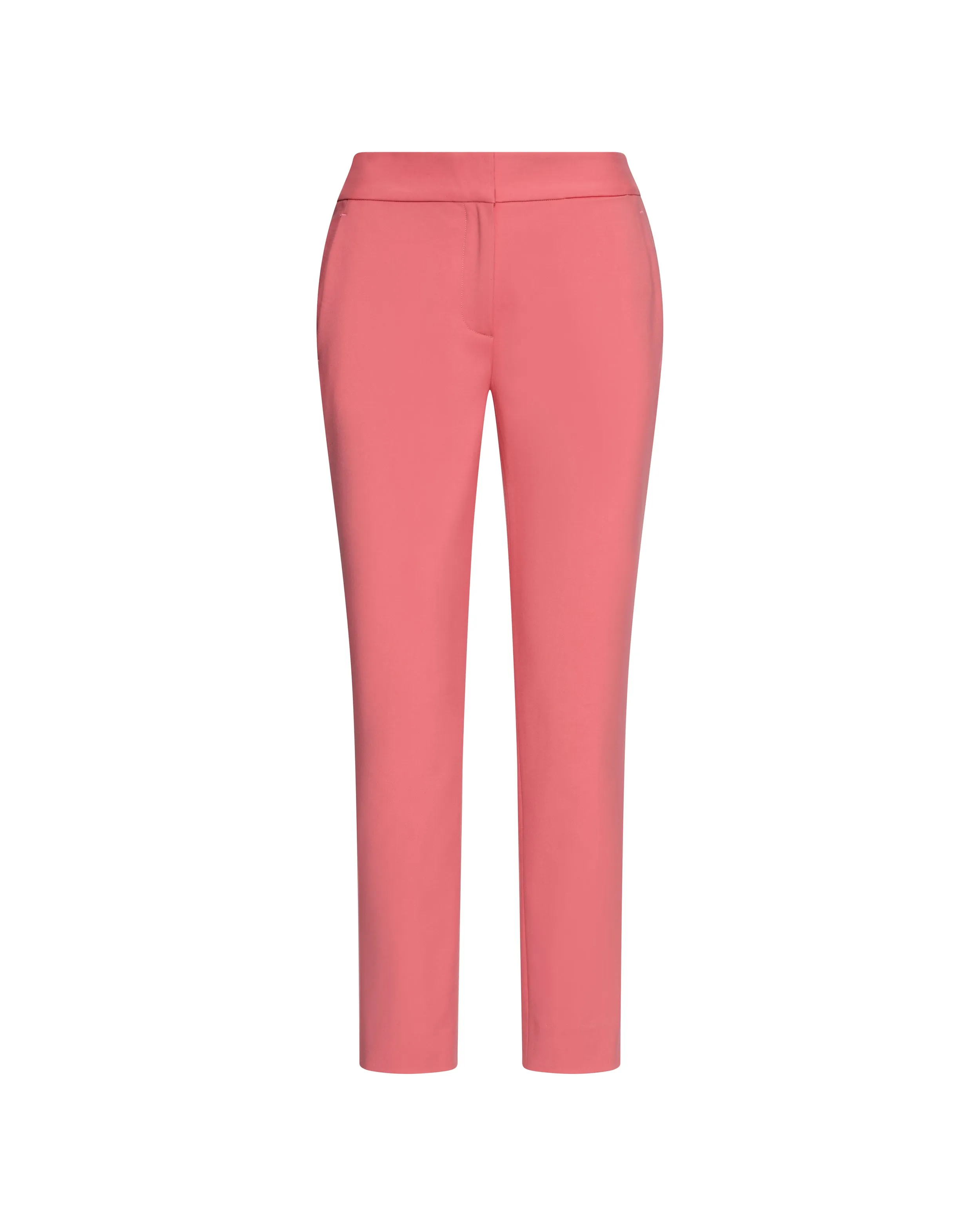 Flex Waist Trouser in Performance Cotton | Watermelon