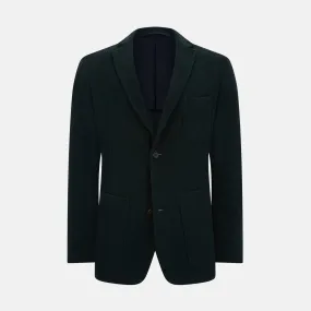 Forest Green KNITTED CAMBRIDGE BLAZER