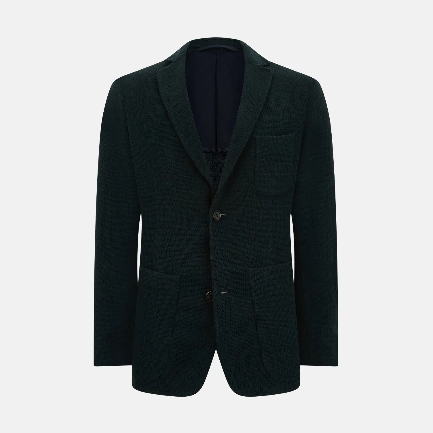 Forest Green KNITTED CAMBRIDGE BLAZER