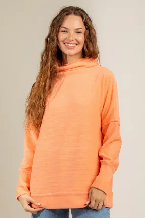 Frances High Neck Long Sleeve Top