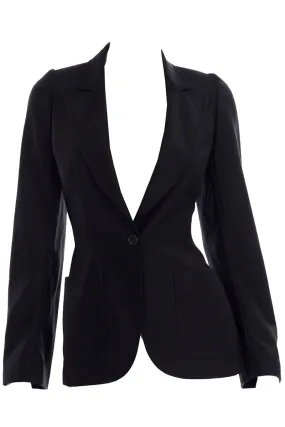 F/W 2000 Alexander McQueen Black Blazer Jacket