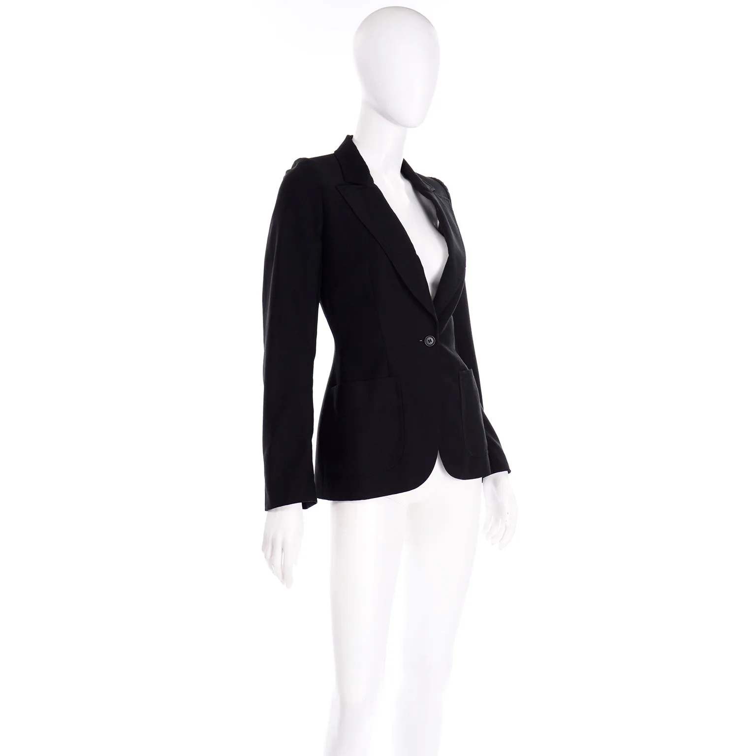 F/W 2000 Alexander McQueen Black Blazer Jacket