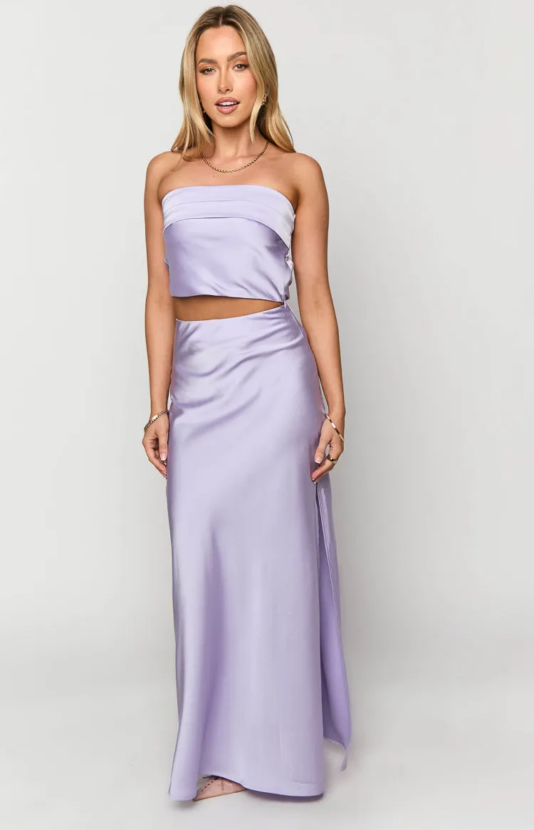 Genevieve Lilac Maxi Skirt