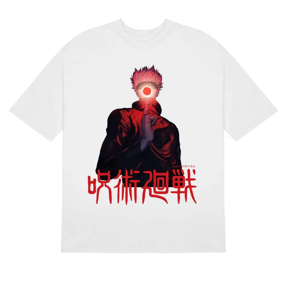 Gojo Satoru Malevolent Shrine Jujutsu Kaisen T-Shirt - Red Design