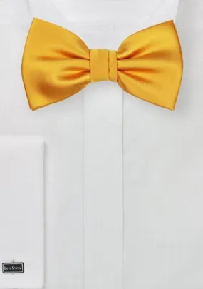 Golden Saffron Solid Bowtie