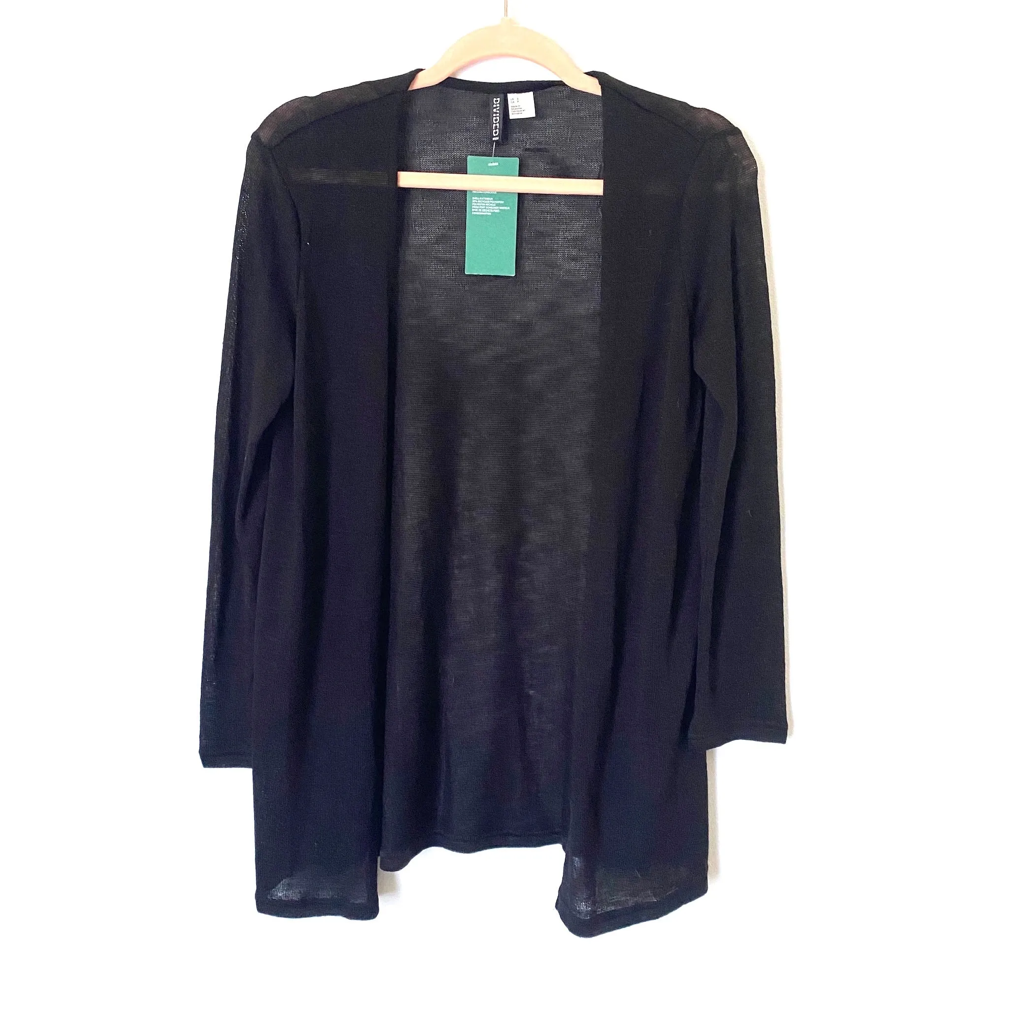 H&M Divided Black Cardigan NWT- Size S