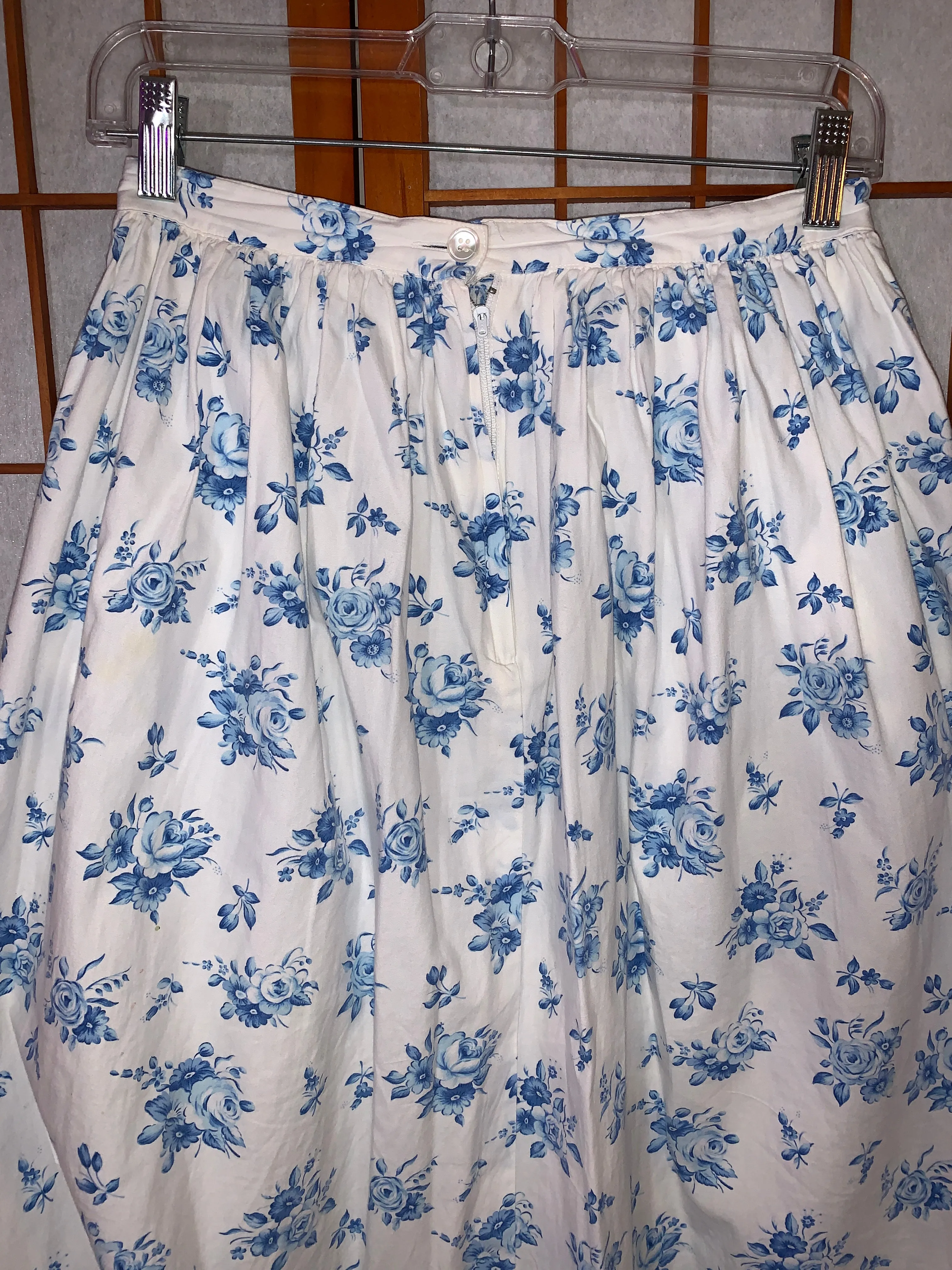 Heavenly Blue Floral Skirt