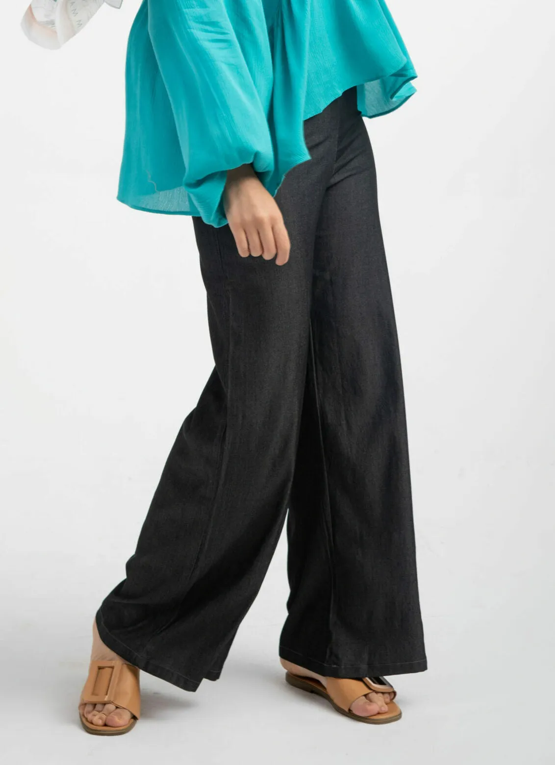 High Waist Wide Leg Pants - Allura