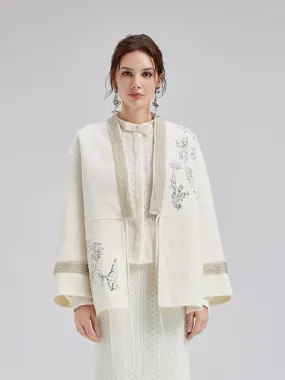 Italian Wool Embroidered Coat