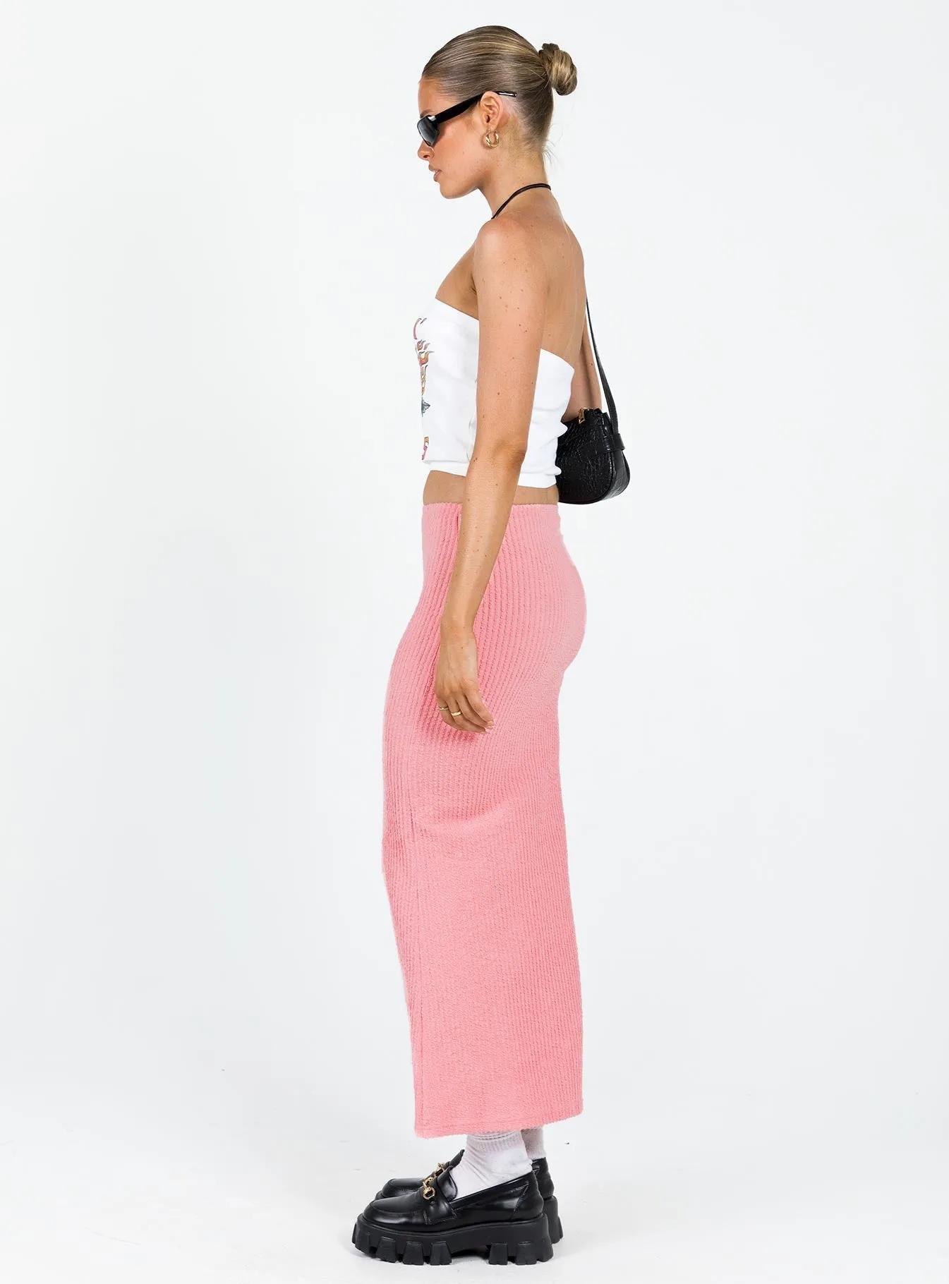 Jaynee Maxi Skirt Pink