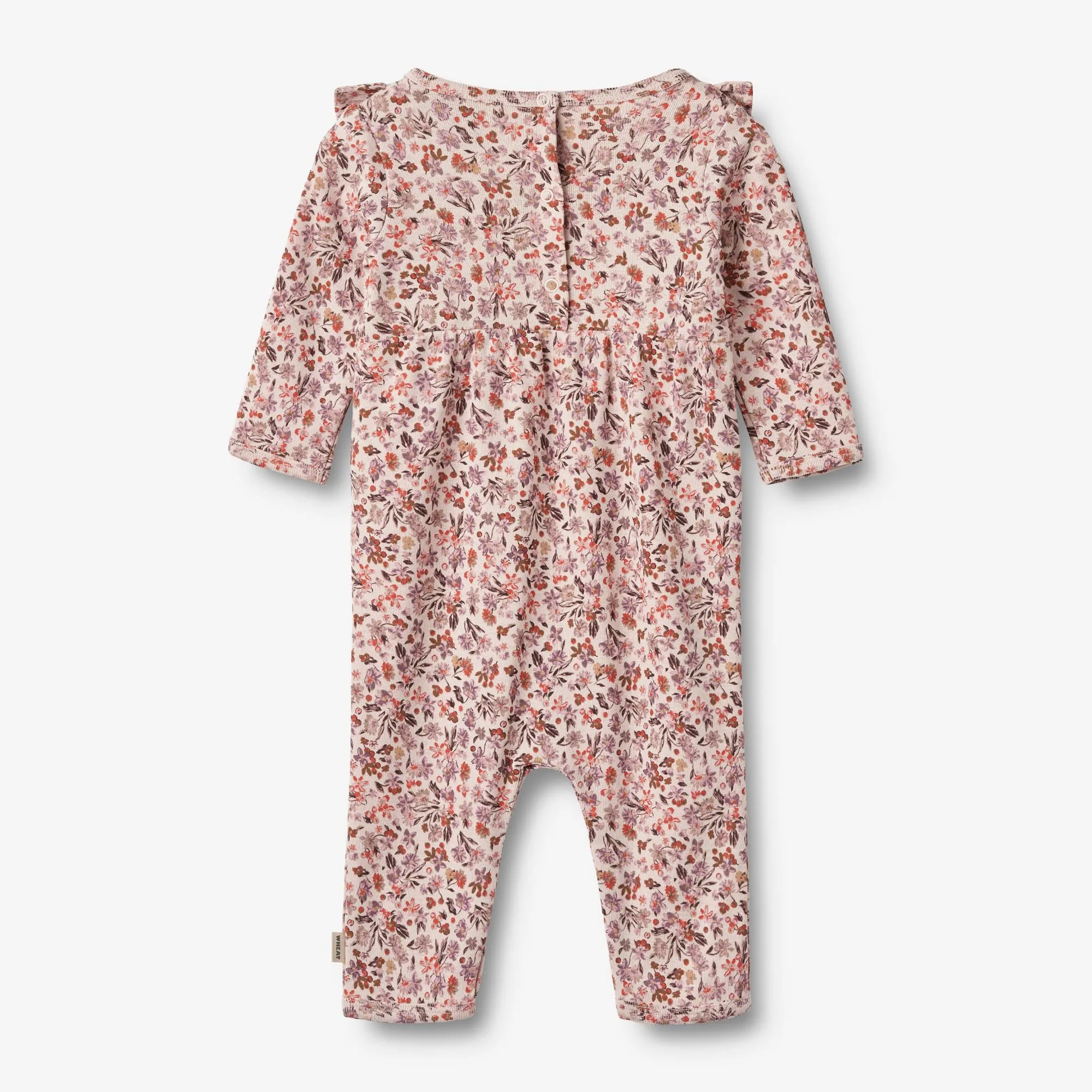 Jumpsuit L/S Kira - pale rose flowers