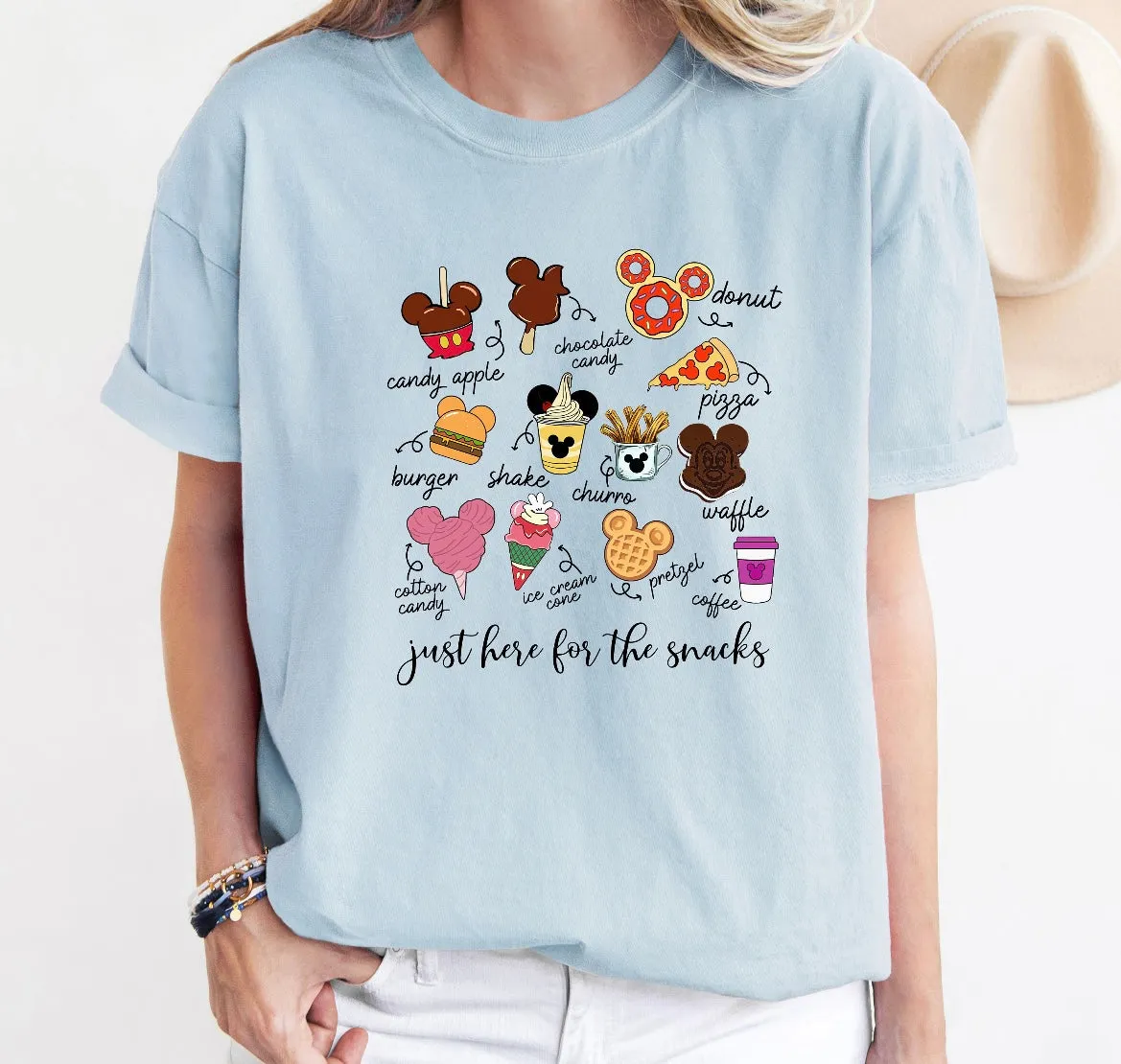 Just Here For The Snacks Shirt for Women