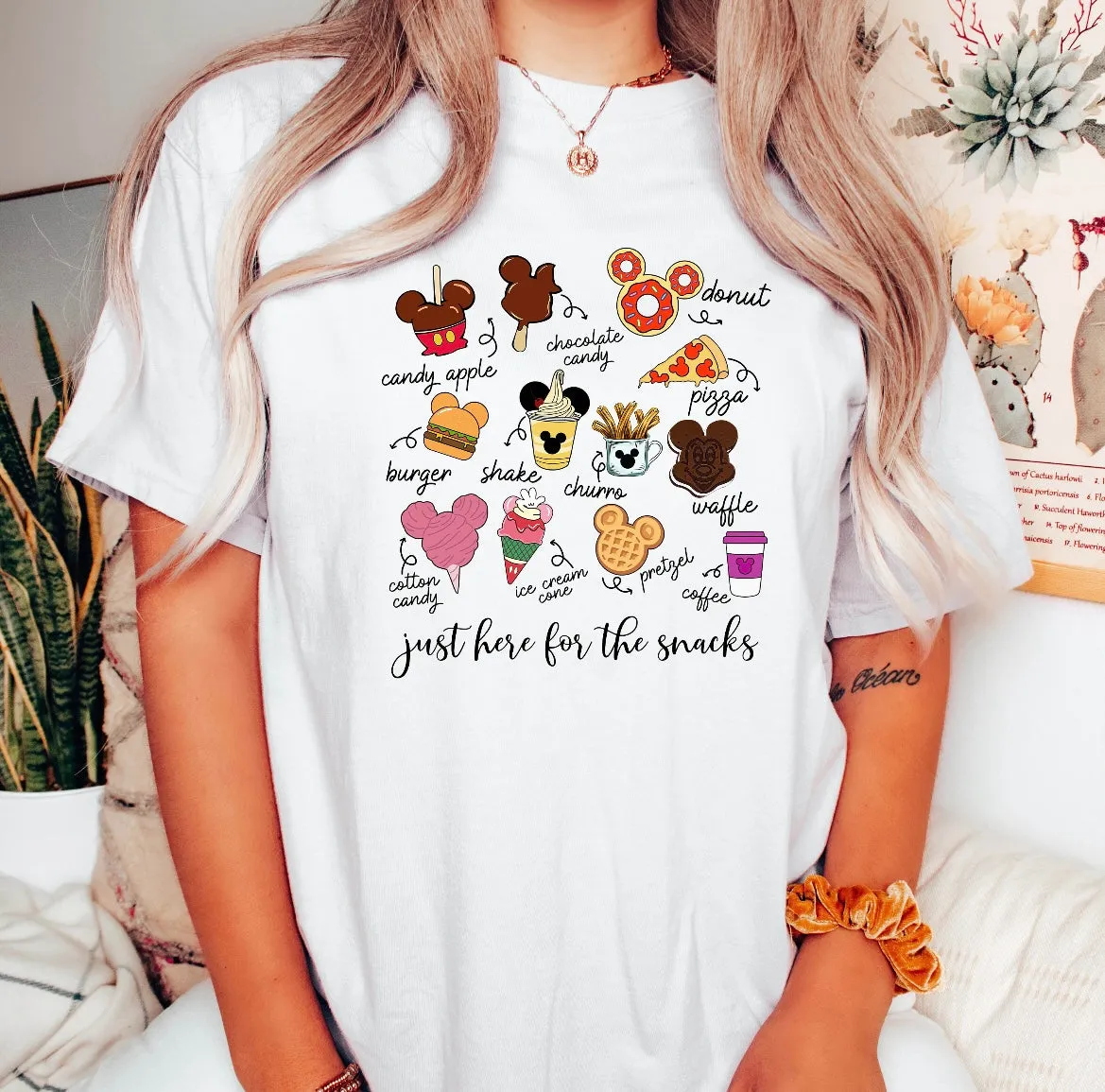 Just Here For The Snacks Shirt for Women