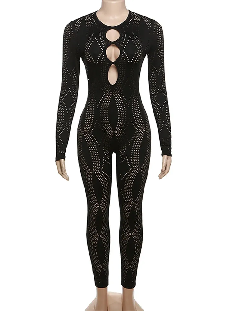 Kamila Mesh Jumpsuit