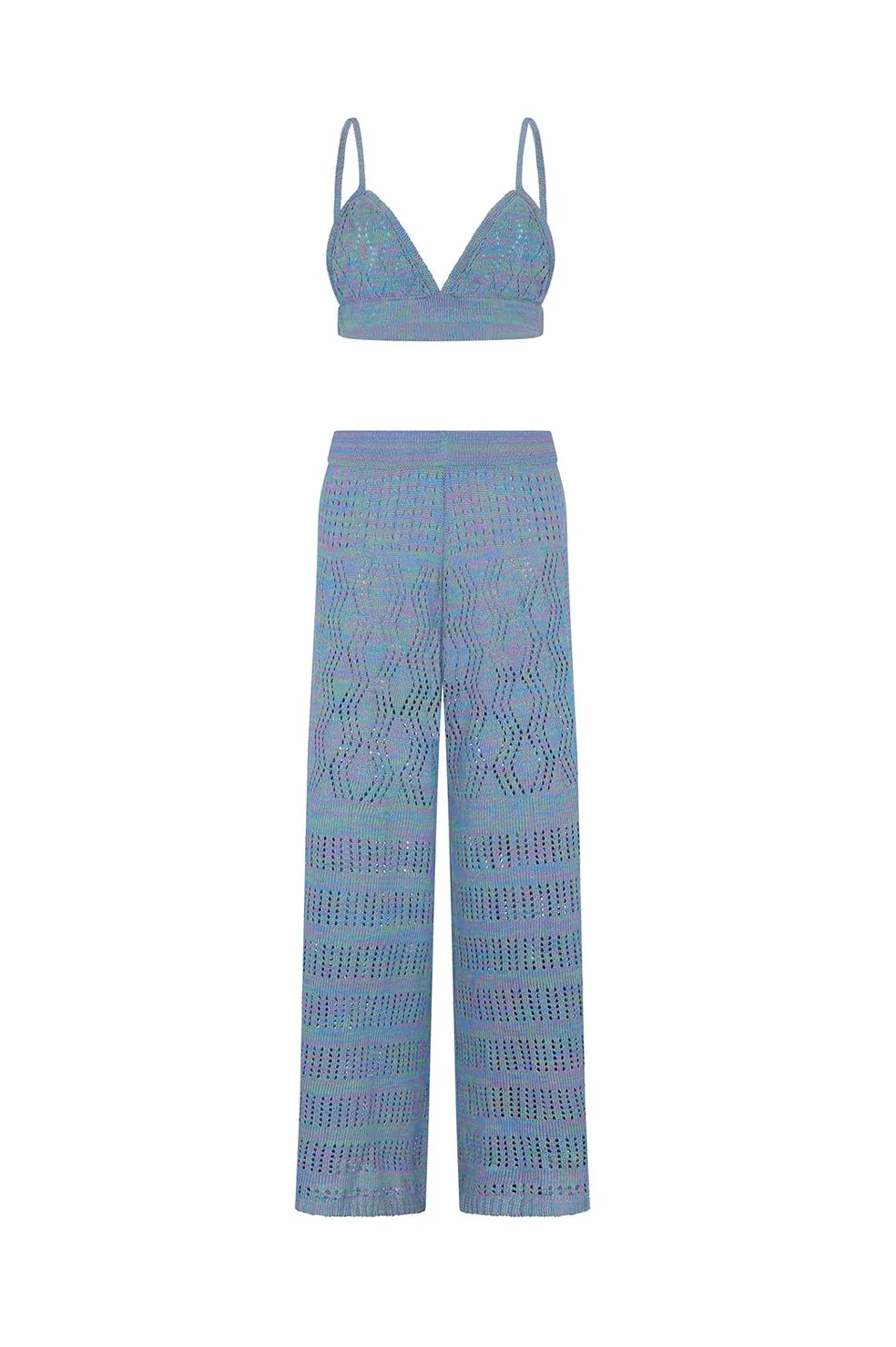 Knit Triangle Top & Pant Set