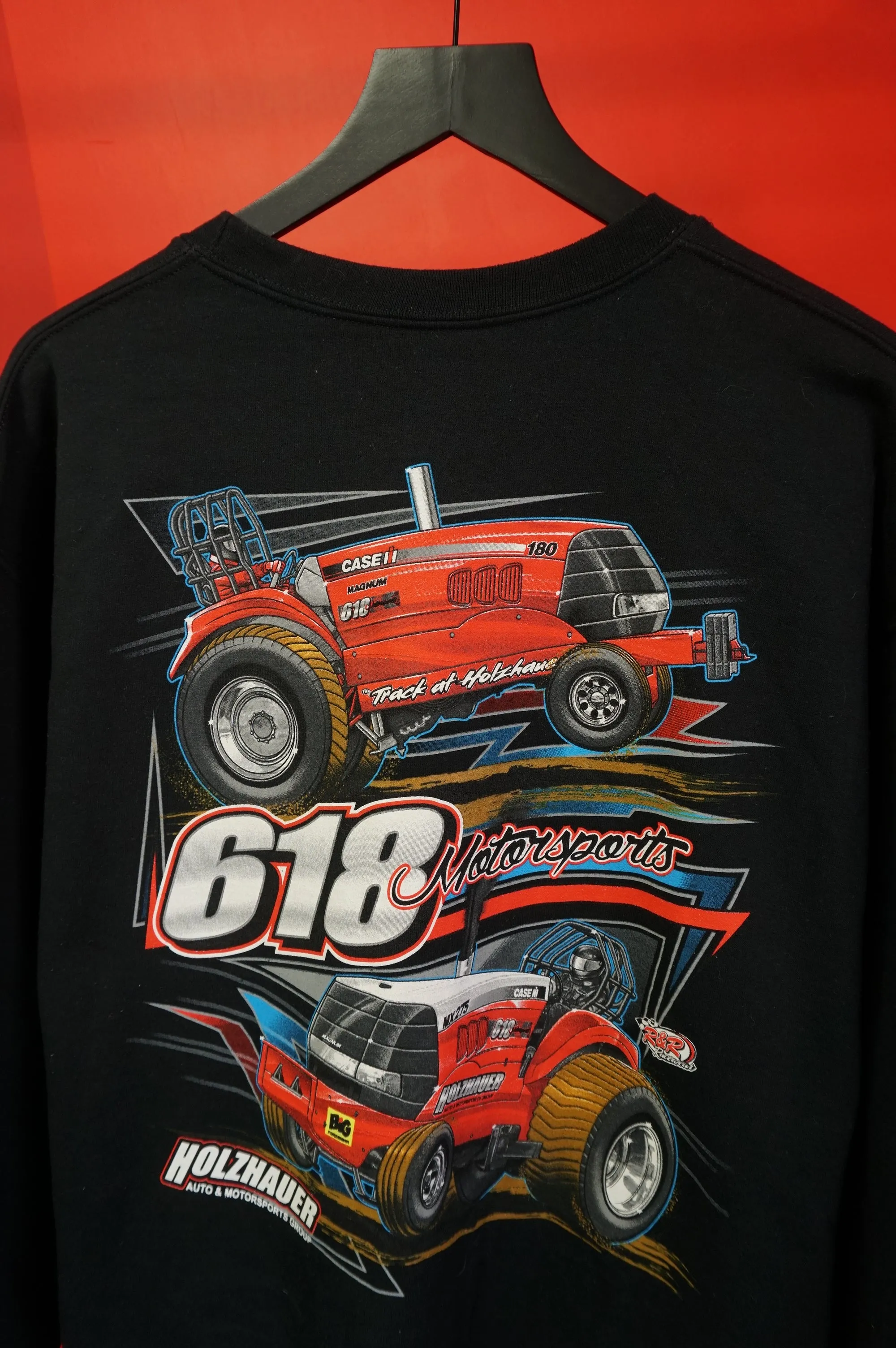 (L) 618 Motorsports Tractor Racing Crewneck