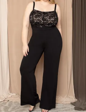 Lace Bust Jumpsuit