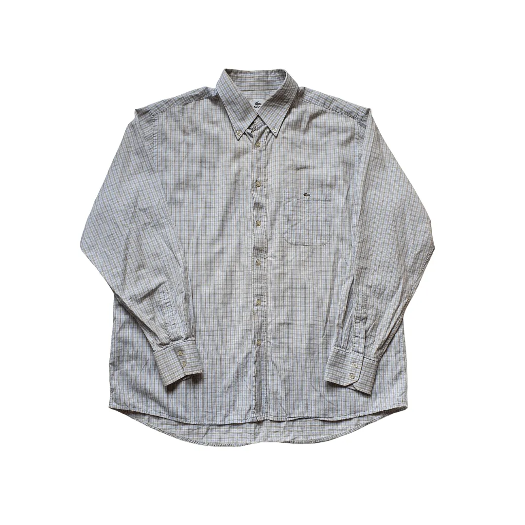 Lacoste Plaid 100% Cotton Shirt XLarge