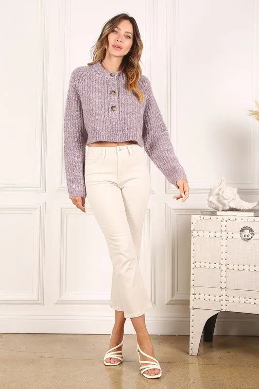 Lilou Melange multicolor sweater top