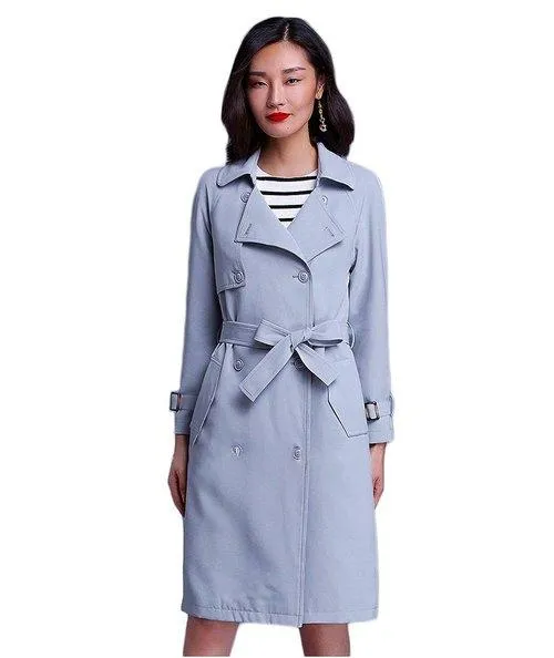 Limited edition designer unique gray fall winter long high fashion coat jacket- Gen