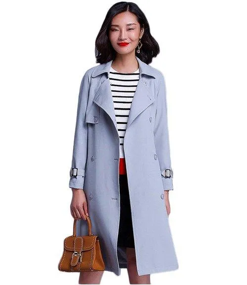 Limited edition designer unique gray fall winter long high fashion coat jacket- Gen