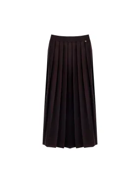 Long Pleated Skirt