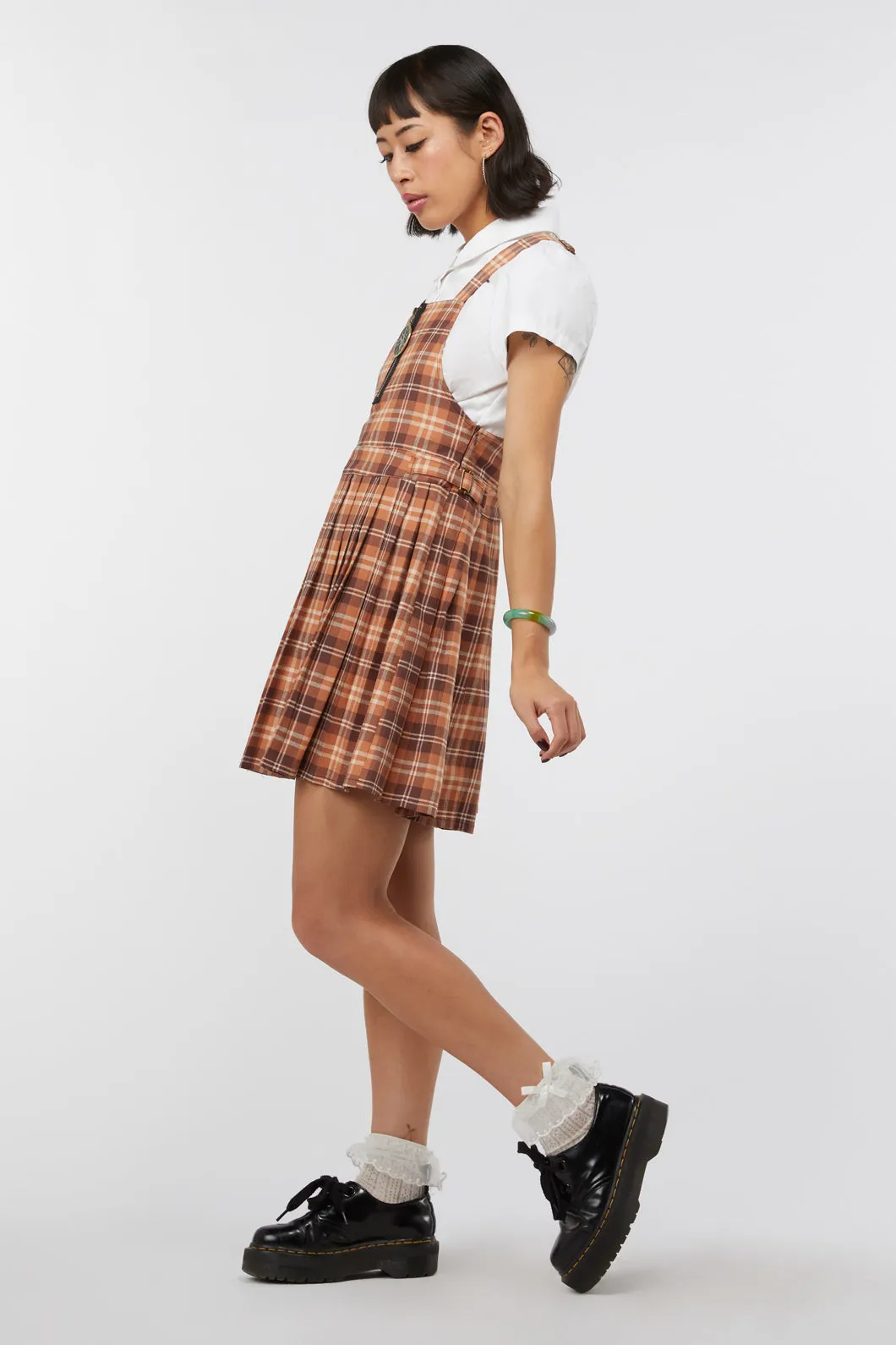 Looking Glass Tartan Pinafore