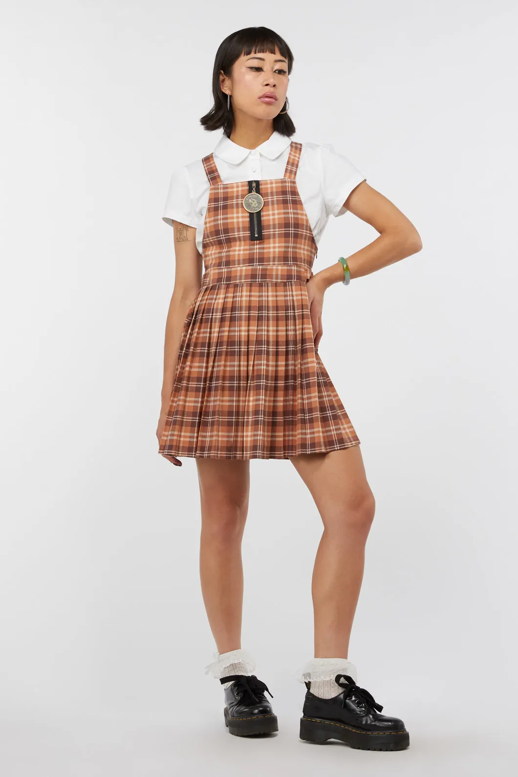 Looking Glass Tartan Pinafore