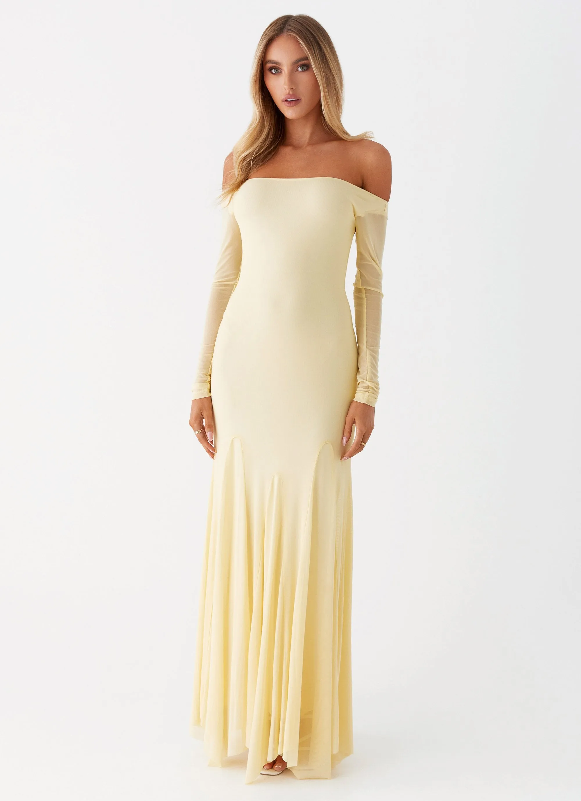 Maribel Maxi Dress - Yellow