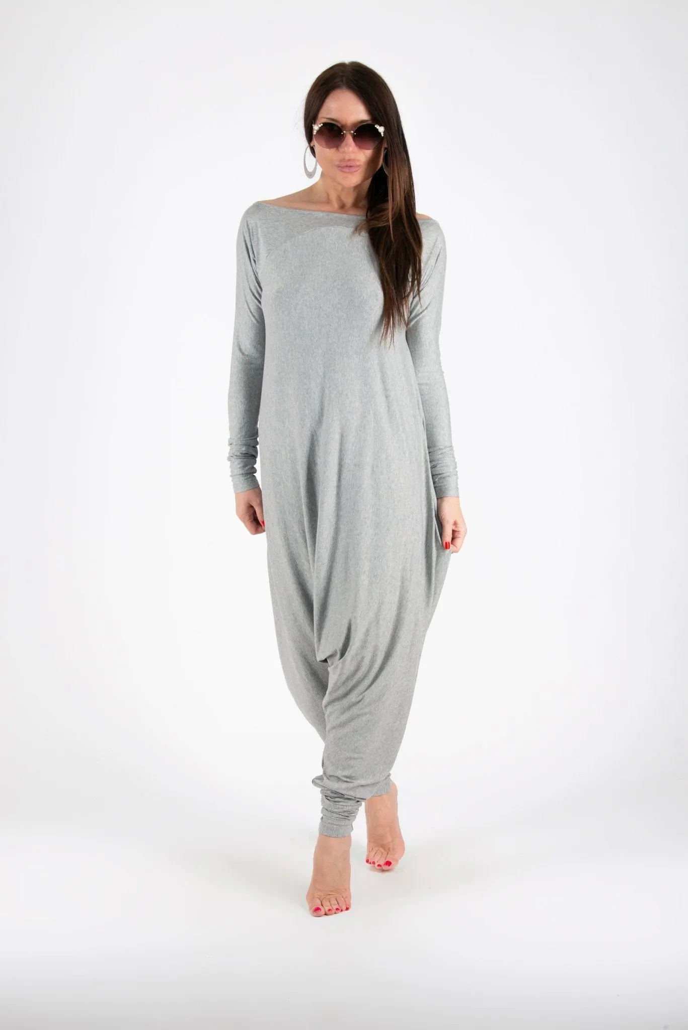 MARLA Long Sleeve Summer Harem Jumpsuit ON SALE