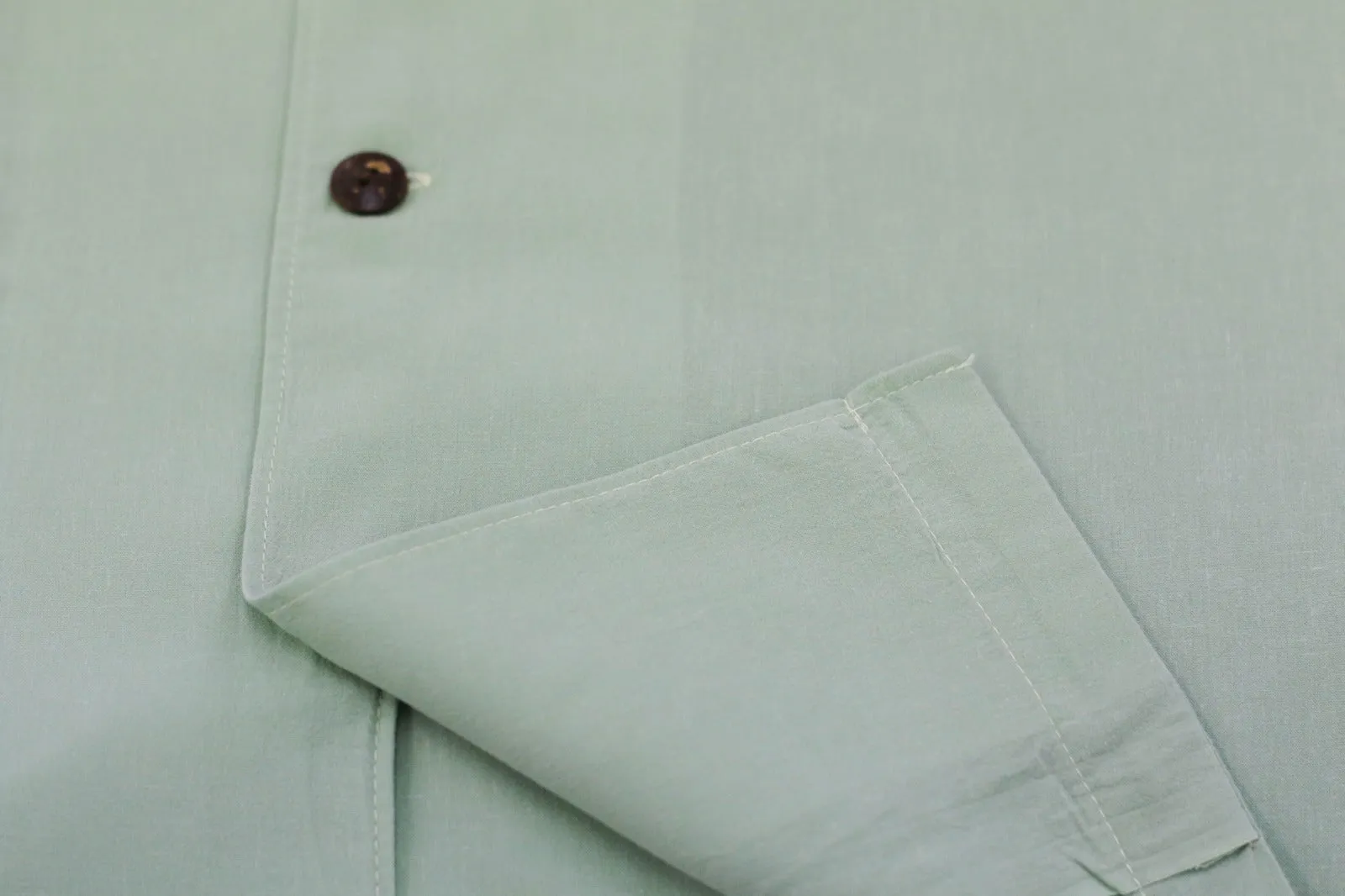 MATCHA GREEN CAMP COLLAR SHIRT