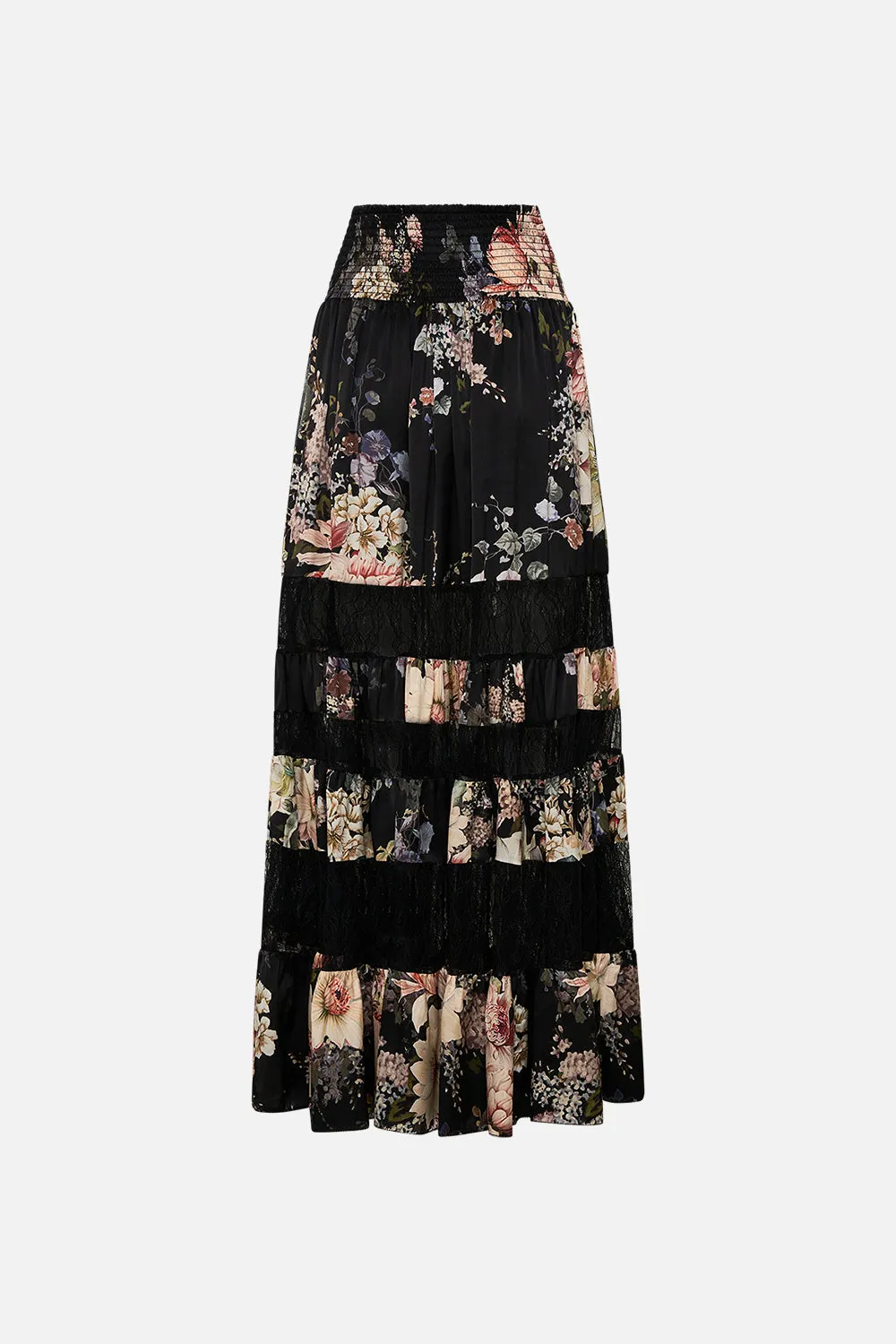 MAXI SKIRT WITH LACE INSERTS DYNASTY DAZE