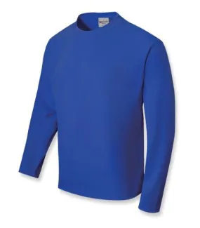 Mens Sun Smart Long Sleeve Crew Shirt - Royal