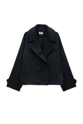 Midnight Wool Pea Coat