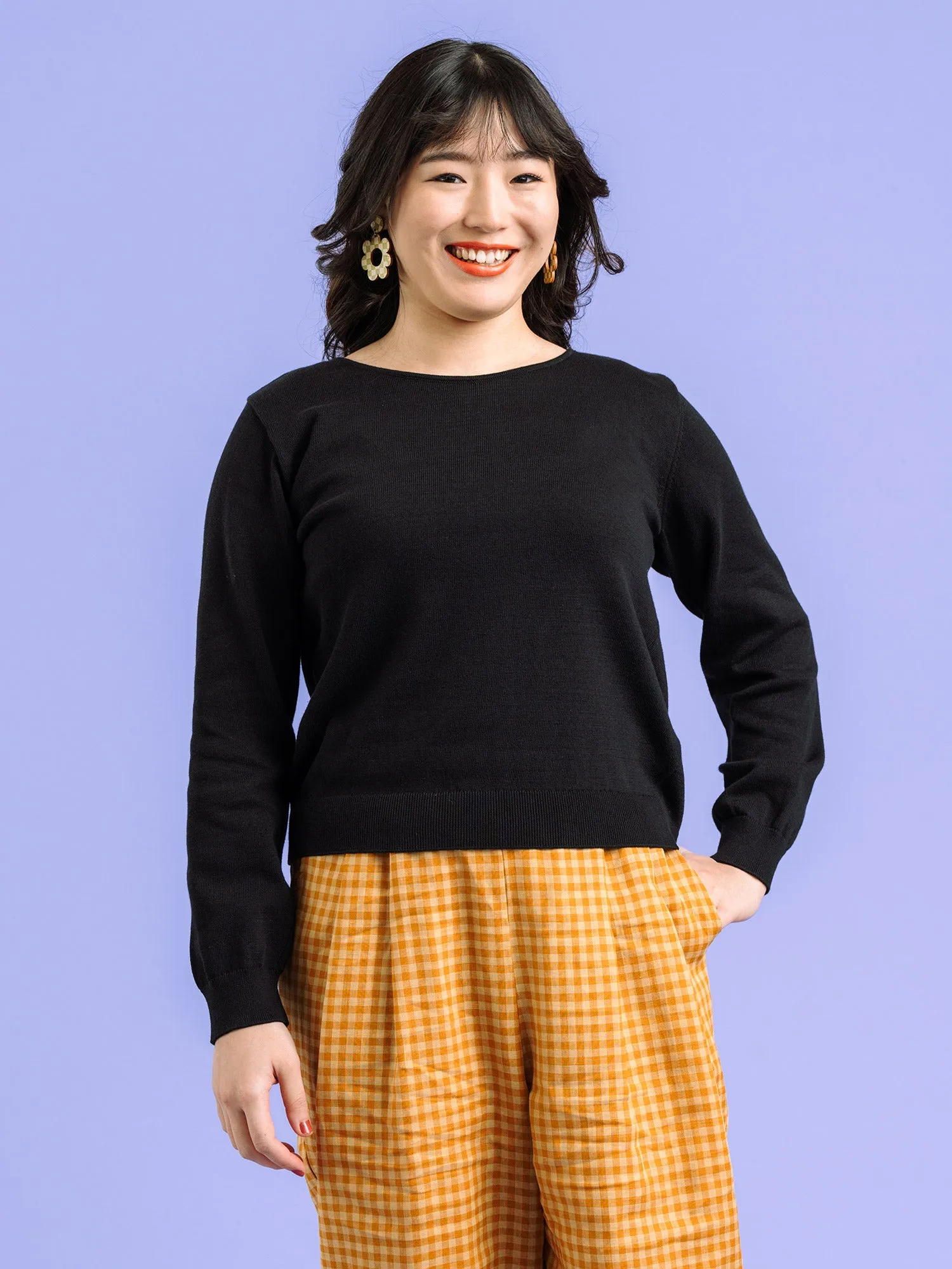 Milo Knitted Sweater Black