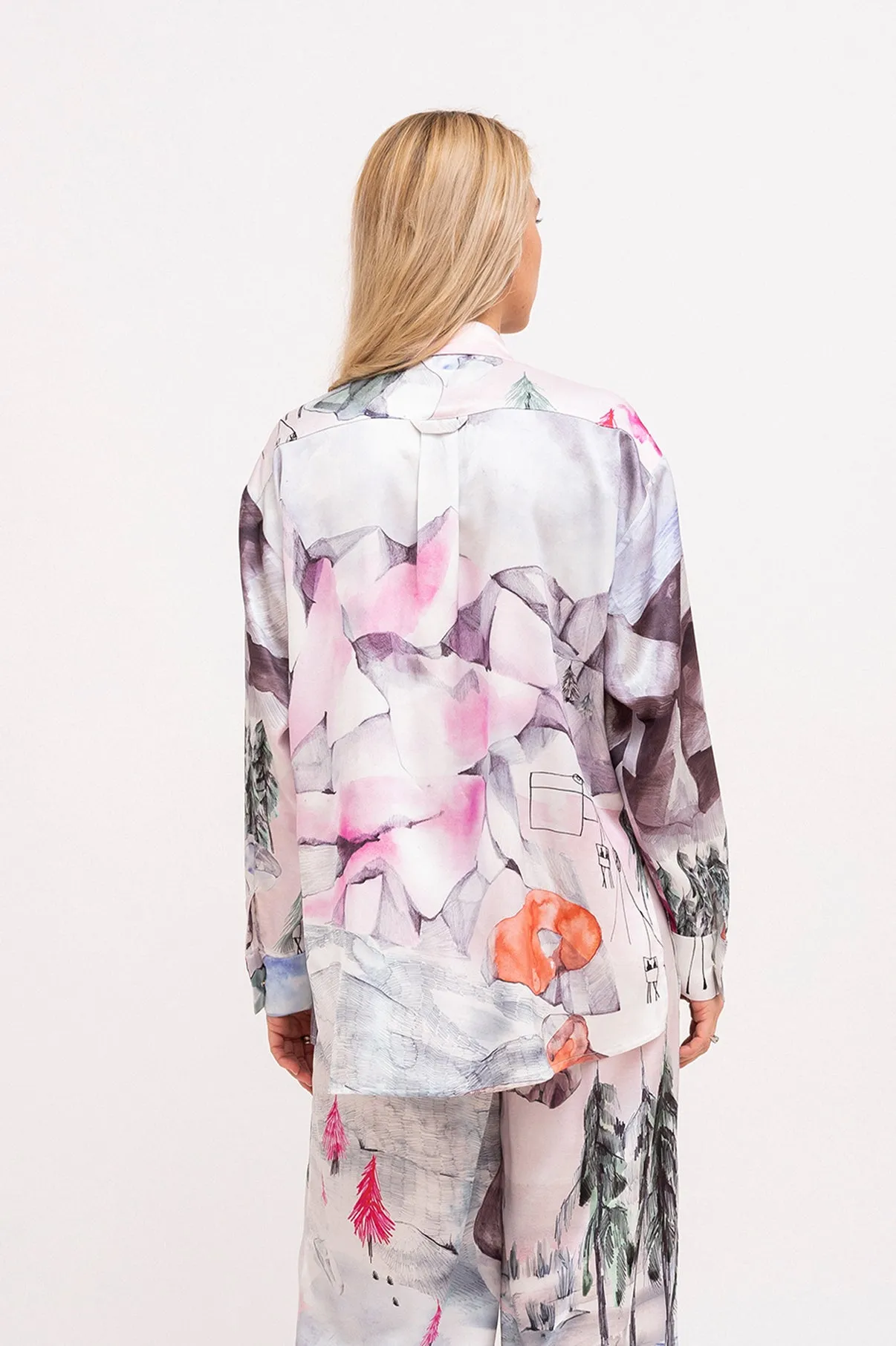 MORPHINI oversized shirt 'Mountains'