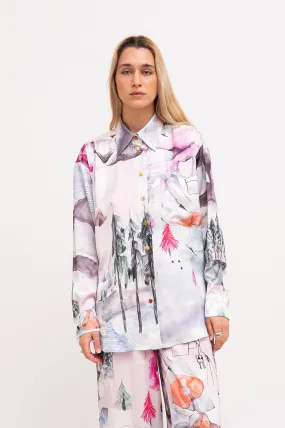 MORPHINI oversized shirt 'Mountains'