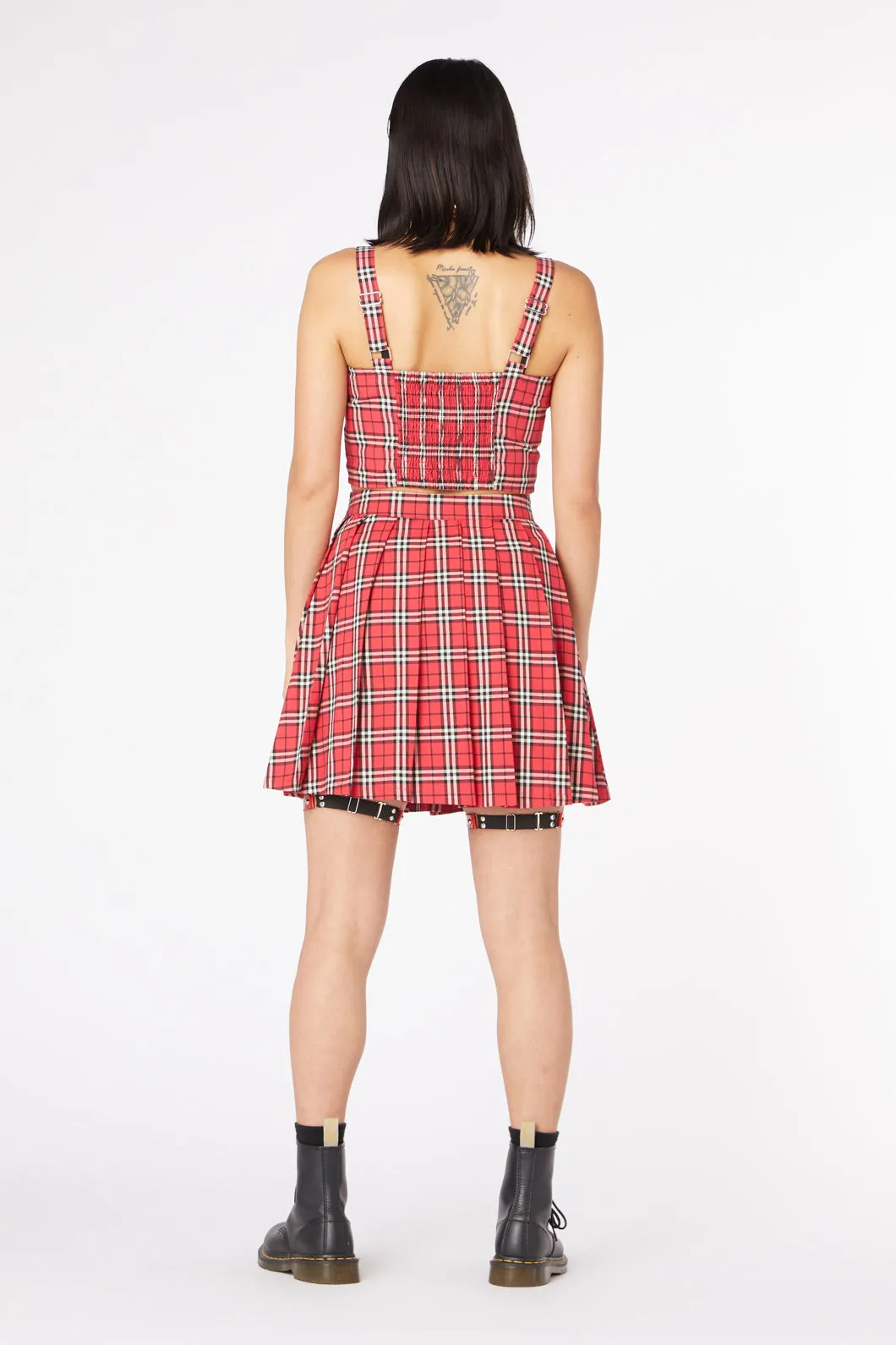 Nah Tartan Buckle Skort