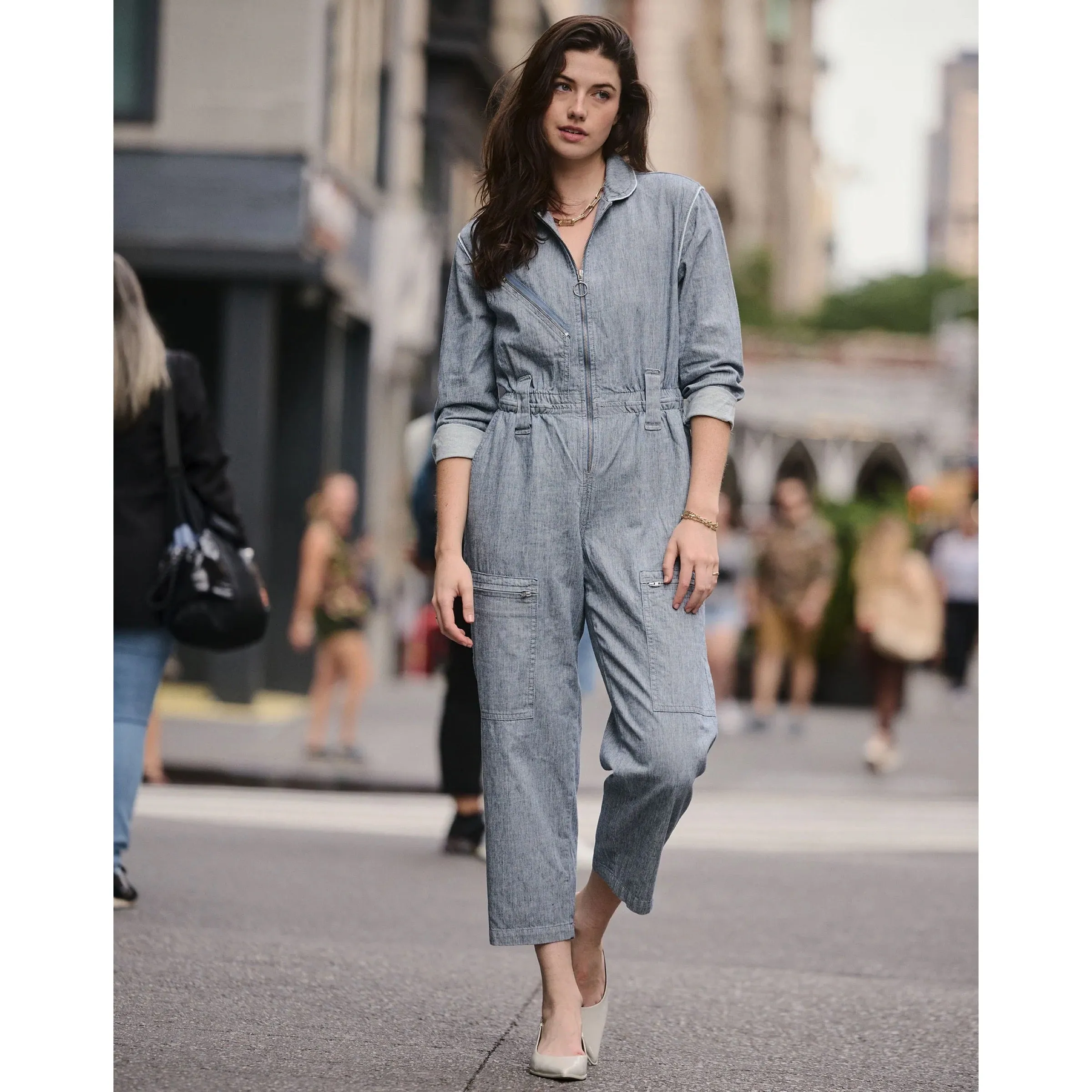 *NEW* Amelia Jumpsuit Indigo